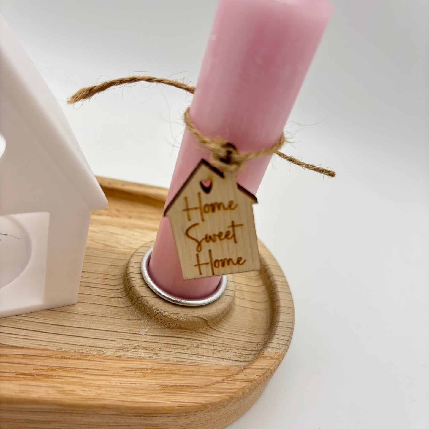 10 Stk. Holzanhänger – "Home Sweet Home"