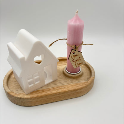10 Stk. Holzanhänger – "Home Sweet Home"