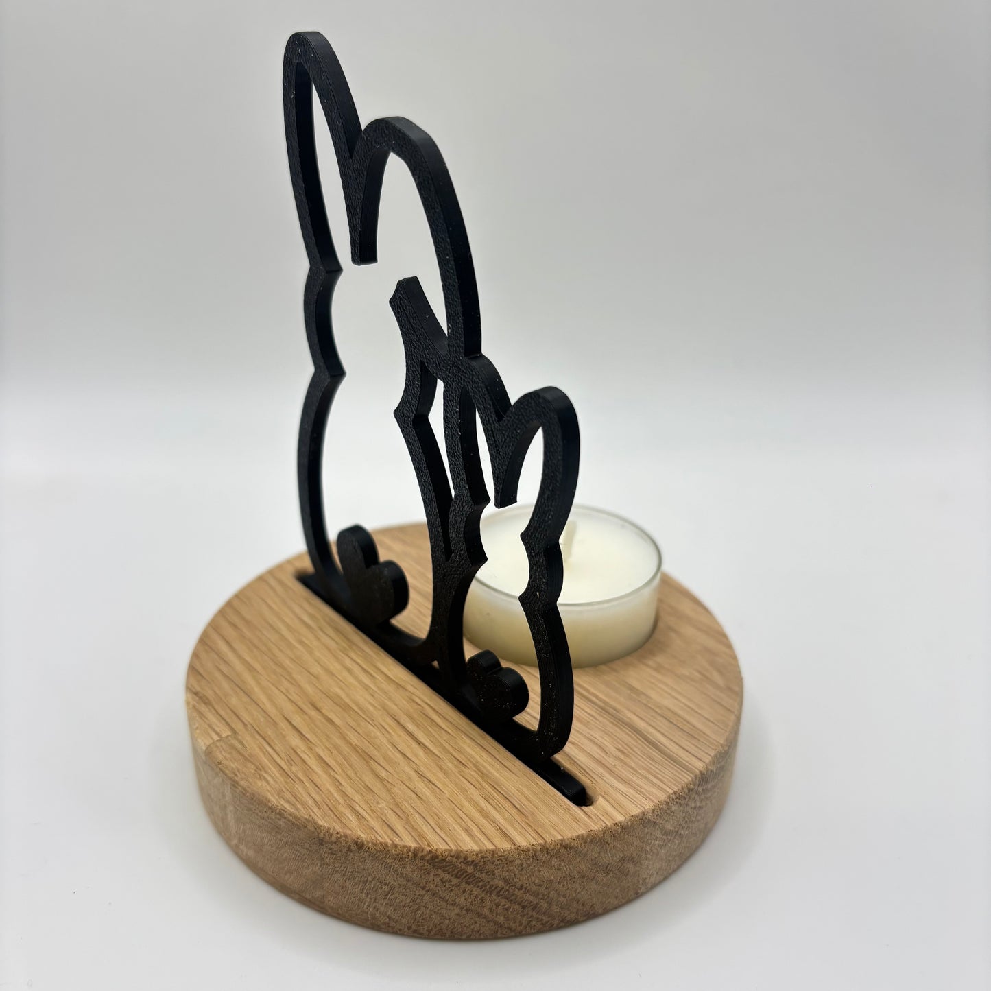 Schwarzer Einschieber Hasen für 3,5mm Sockel