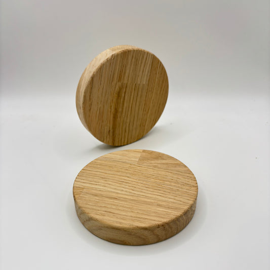 Runde Scheibe aus Eiche Neu in Ø99mm