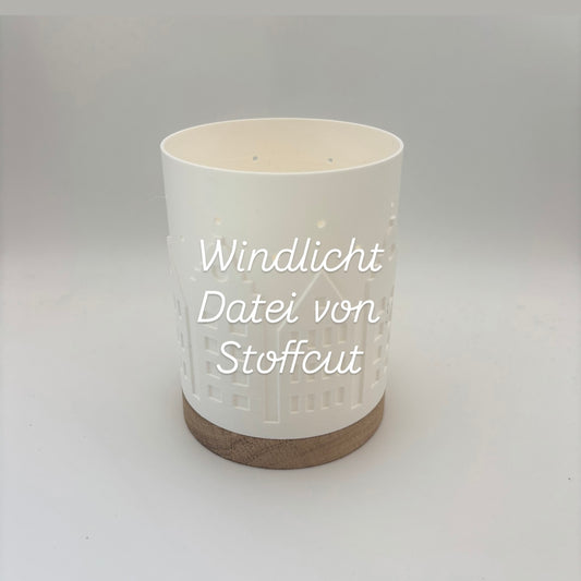 Runder Sockel aus Eiche für Windlichter